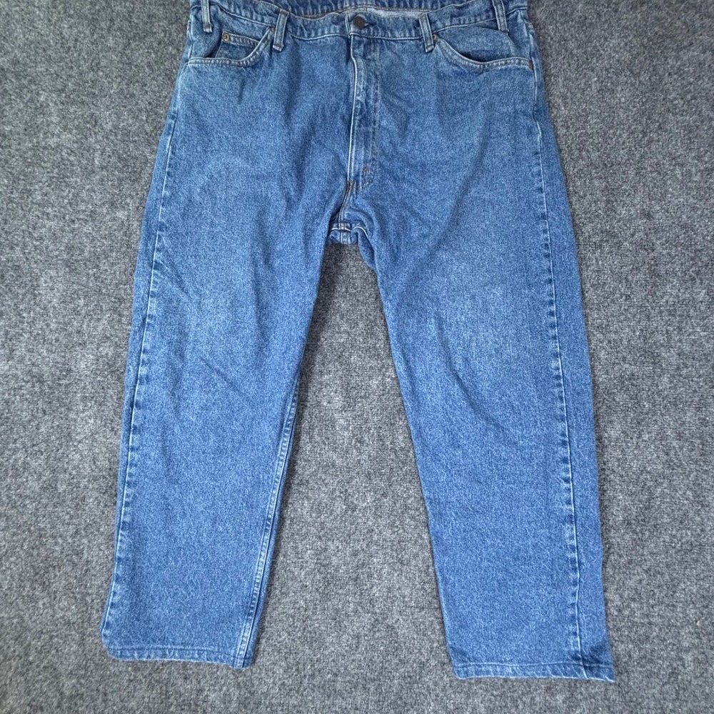 Vintage Levis 505 Orange Tab Jeans Mens 42x30 Denim Straight Leg USA No Care Tag